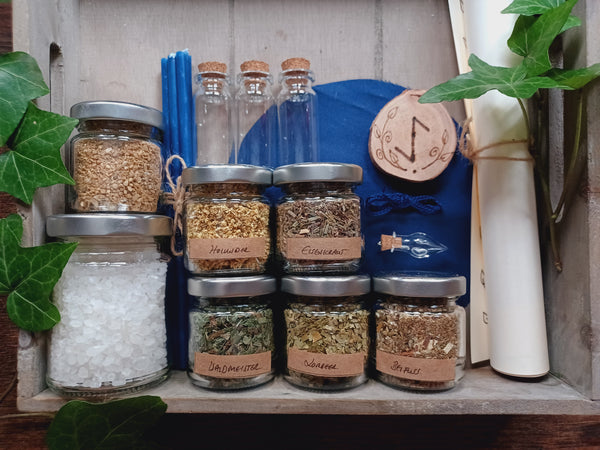 Ritual-Set Spirituelle Kraft / Spiritualität / Kräutermagie / Ritualset