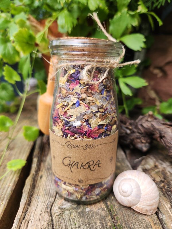 Ritualbad "Chakren" / Spiritualität / Badesalz / Kräuterbad / Chakra