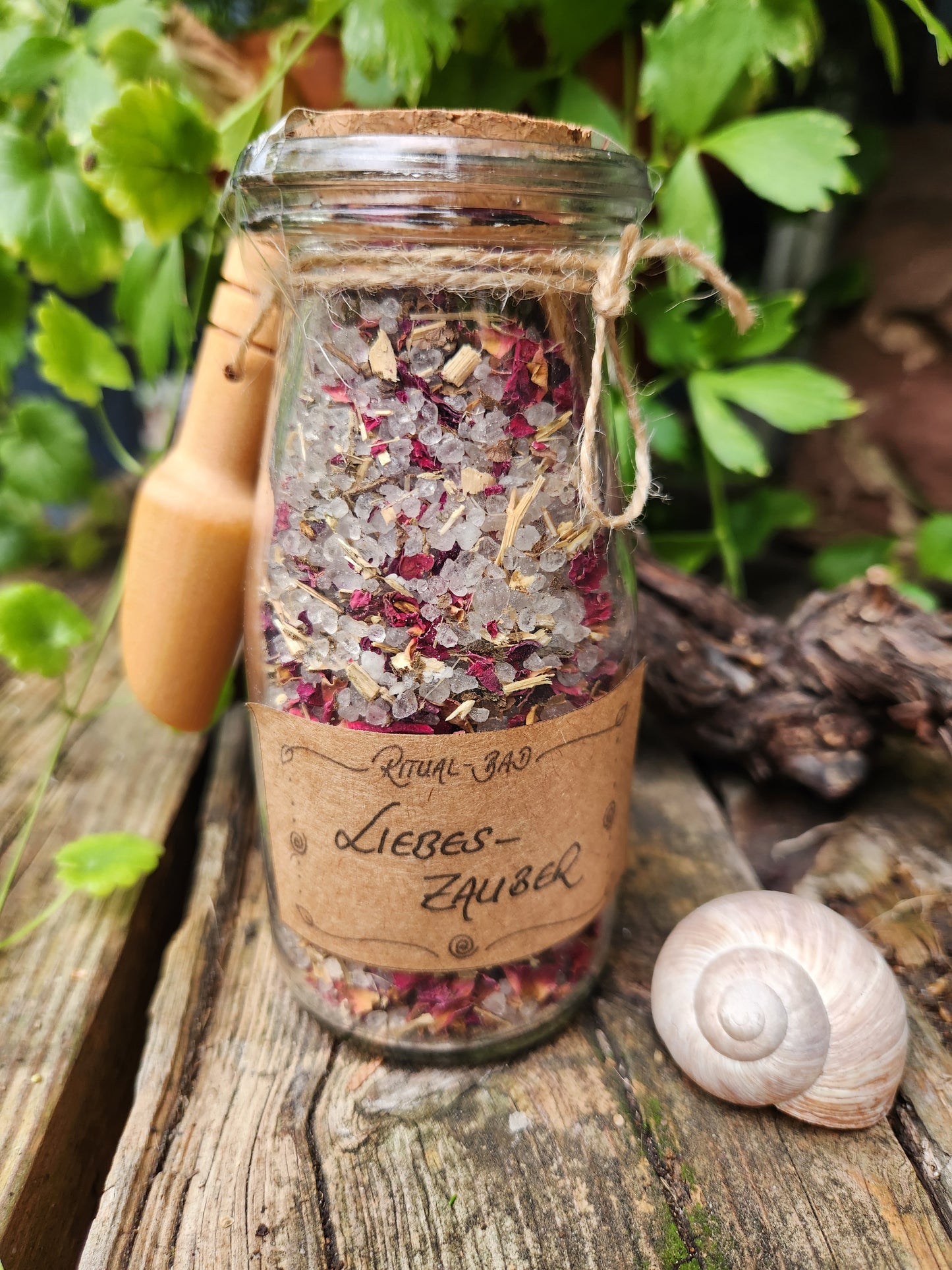 Ritualbad "Liebeszauber" / Badesalz / Rosenblüten / Rosen / Kräutermagie / Sinnlichkeit / bathsalt / Hexenwissen / Liebeszauber