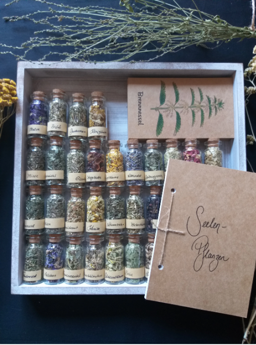 Seelen-Apotheke / Seelenmedizin / Kräutermedizin / Seelen-Ritual / Pflanzengeister / Seelenpflanzenkarten / Seelenpflanzen-Kartenset